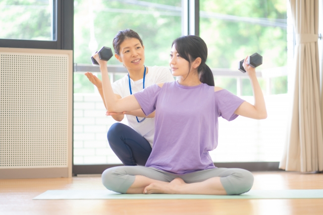 健康運動指導士による運動指導